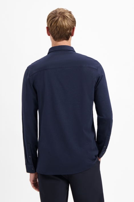 NO-EXCESS shirt jersey melange stretch